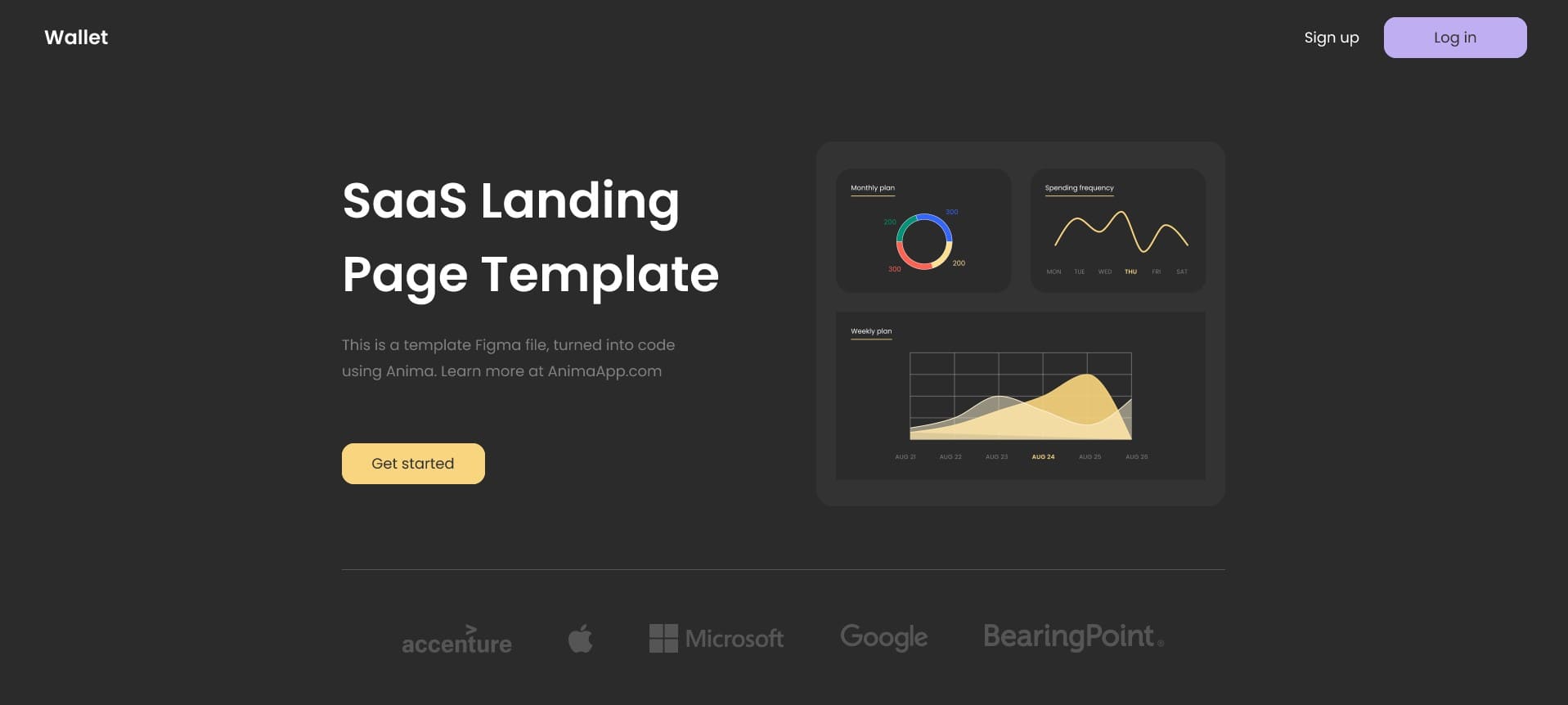 Превью SaaS-лендинга